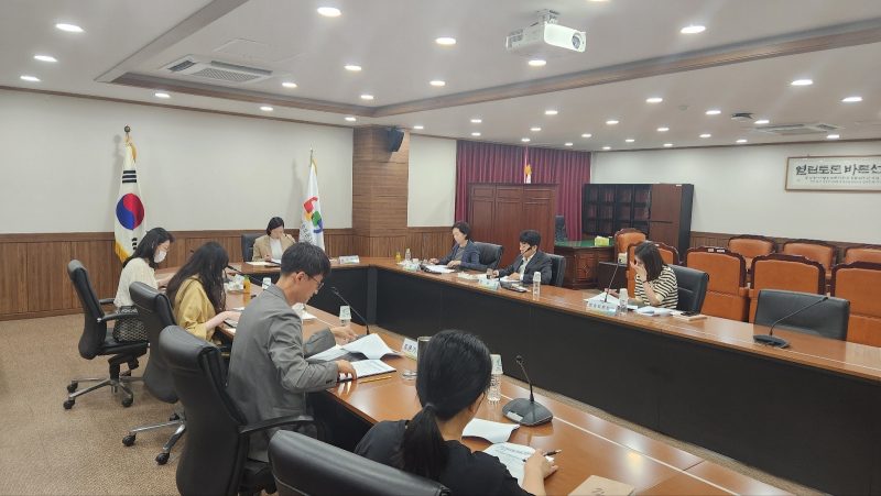 대한민국 열린토론대회 운영위원회 회의 현장